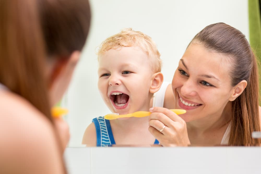 Kids Brushing Teeth